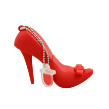 Valentine′s Gift Sexy Red High Heel Shoes USB Disk Creative USB Drives
